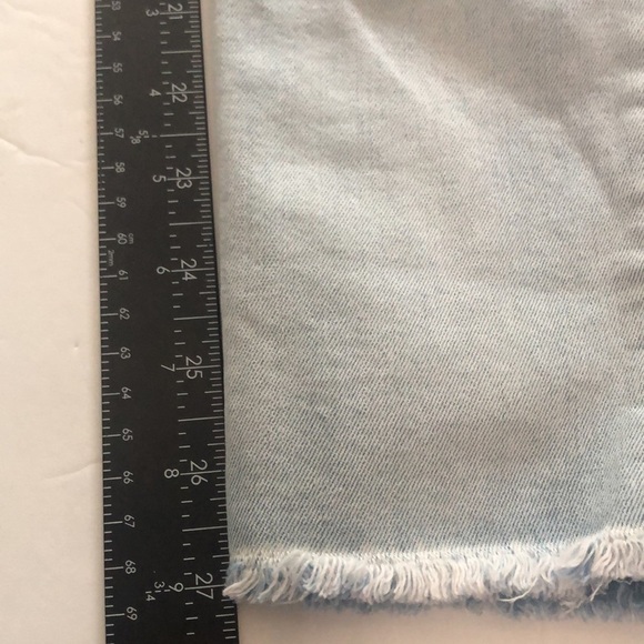 BANANA Republic Women’s Premium Denim Mid Rise Skinny Raw Hem Ankle Jeans Sz 27 - Picture 7 of 8